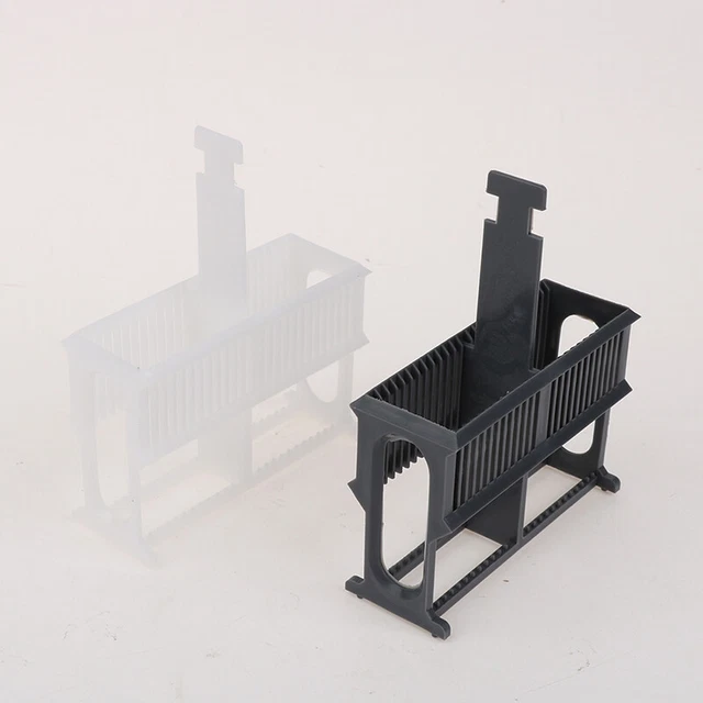 24 Slots Staining Jar Rack for Microscope Slides,Slides Staining Rack Dish-y-
