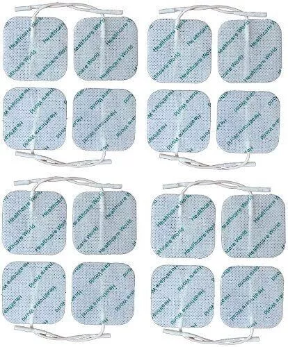 16 Square Tens Electrodes Pads Tens Pads for TPN Tenscare NeuroTrac Flexi Tens