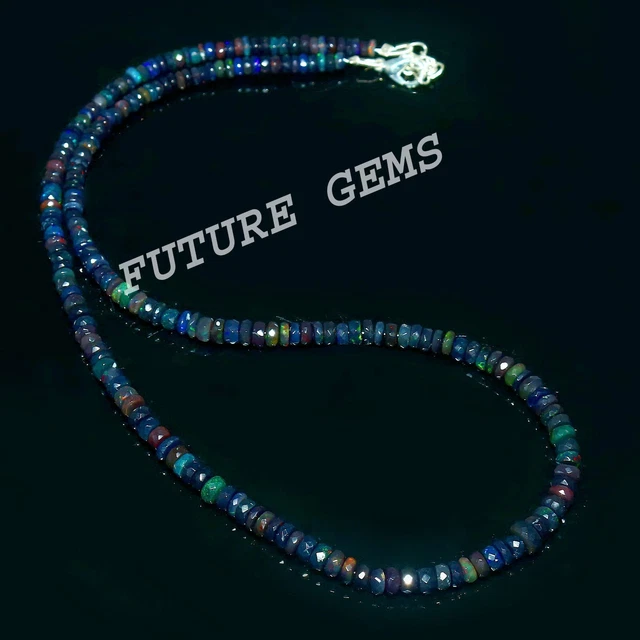 Opal Beads Faceted Beads Black Opal Fire Opal Rainbow Opal Gift For Her NP-4300