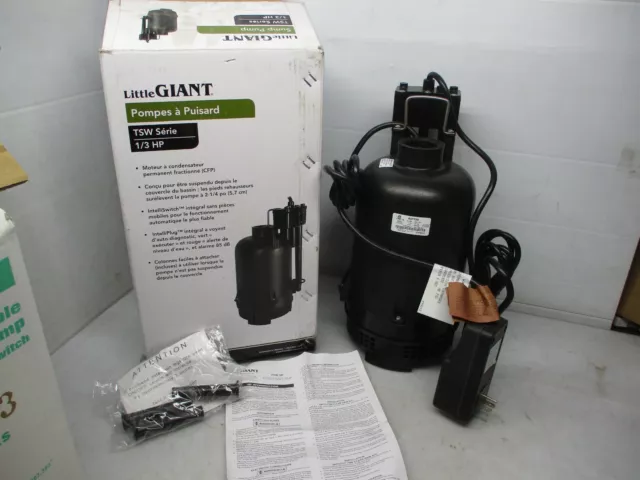 LITTLE GIANT Sump Pump 1/3 HP TSW Series 507700