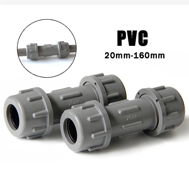 PVC QUICK CONNECTOR Union Coupling Compression Pipe Fittings 20mm160mm