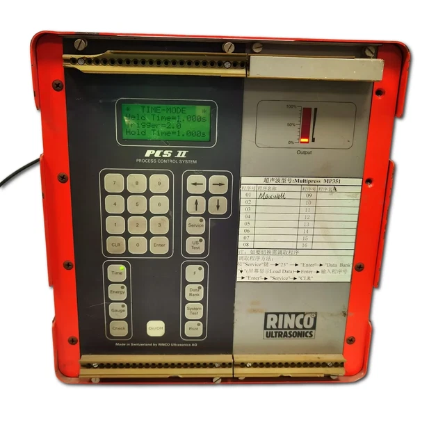 Rinco Ultrasonics PCSII FU 230 Control card Used 100% Tset