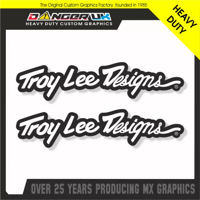 Motocross Mx Curved Fender Mudguard Helmet Stickers Tld Troy Lee Designs