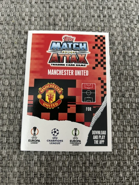 MATCH ATTACK CARTES football 23/24 édition limitée Marcus Rashford ...