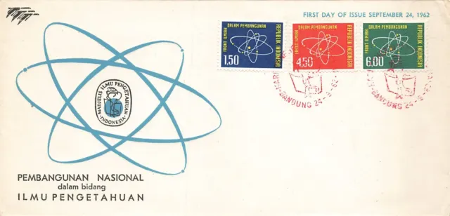 709680) Indonesien FDC Nr.365-367 Wissenschaft