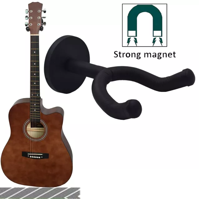 Magnetic Guitar Hanger Bracket Holder Display Stand for Acoustic Electric Guitar