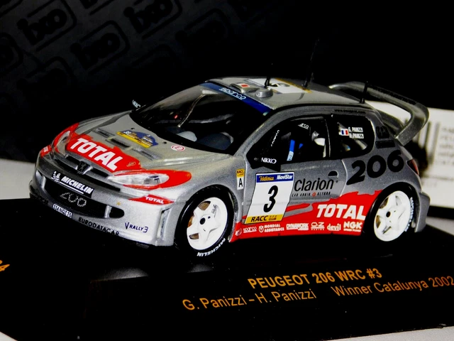 1/43 SKID Peugeot 206 winner 2000 San Remo Rally Car #1o Panizzi CS2116 SKW024