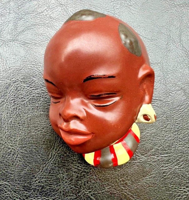 Cortendorf Wandmaske Nr 3468 extrem selten Midcentury Vintage Rockabilly #1052