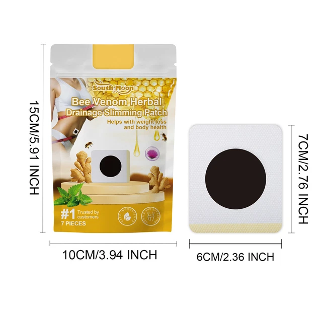 2024 BEE VENOM Lymphatic Drainage & Slimming Patch for Women and Men