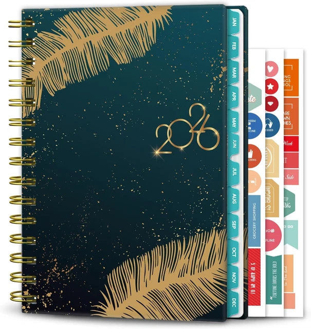 2026 PLANNER, DAILY Weekly Monthly Planner, 2026 Calendar Planner (Jan ...