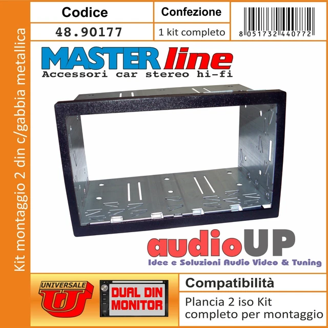 FASCIA SUPPORTO UNIVERSALE MONTAGGIO AUTORADIO - Mascherine E Kit - Foto 13