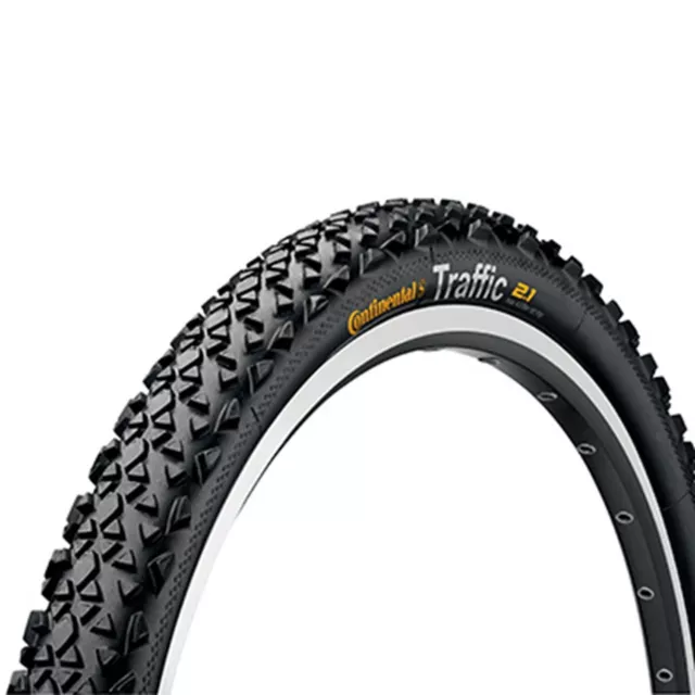 Pneu vtt 26 x 1.90 Continental traffic ii noir tr (50-559)