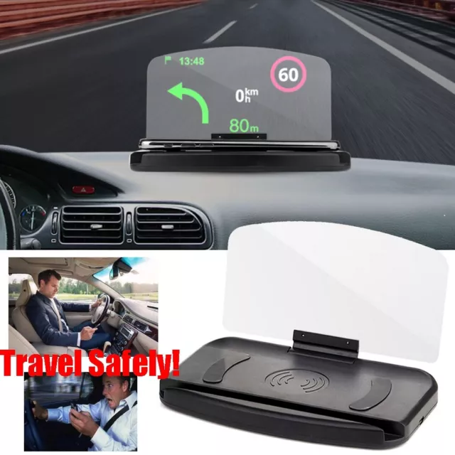 Auto GPS HUD Head Up Navigation Display PKW Smartphone Halter Stand Projektor