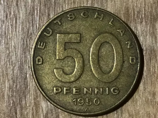 50 Pfennig DDR 1949 - 1950 J.1504