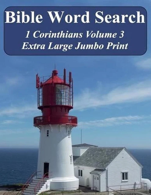 Bible Word Search 1 Corinthians Volume 3: King James Version Extra Large Jumbo P