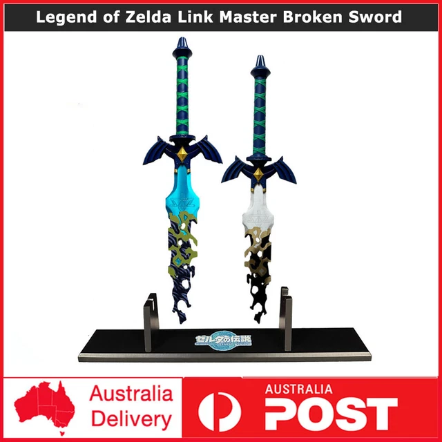 Legend of Zelda Link Master Broken Sword Metal Blade Replica Collection Cosplay