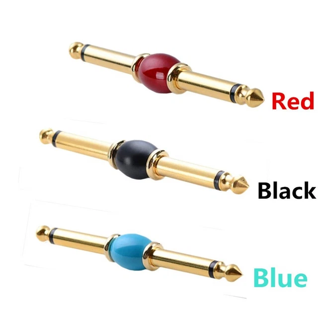 Pédale Connecteur Accessoires Bleu Métal Rouge Guitare Effets Pédale Adaptateur