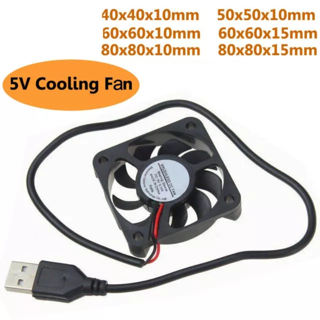 upHere Ventilateur USB 120mm Silencieux Fan 5V Trois Vitesse Réglable  Ventilateur de Refroidissement pour PC/Xbox/Playstation/TV Box, etc.  (N12U04)