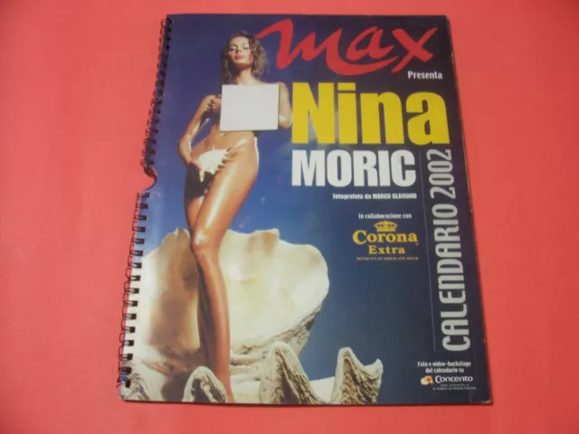 Calendario Max Anno 2002  Con Nina Moric In Ottimo Stato