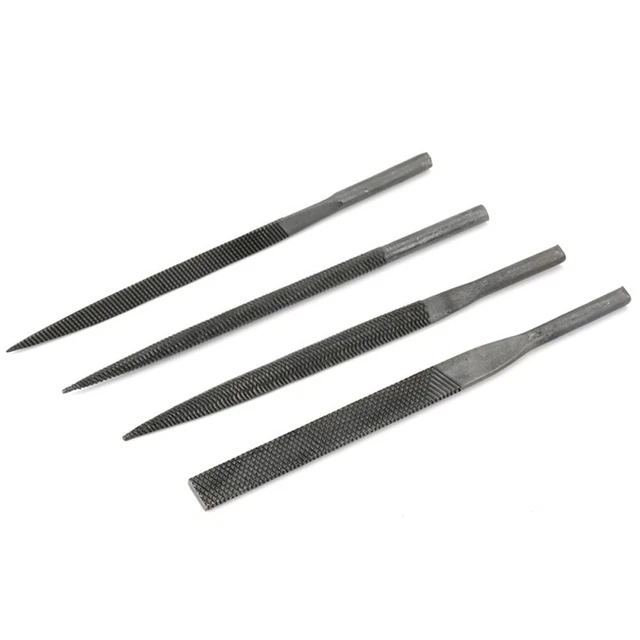 Lot De 5 Limes à Aiguilles En Métal - Pour Bijoux, Verre, Pierre, Bois - Outils De Précision, Ébavurage, Sculpture