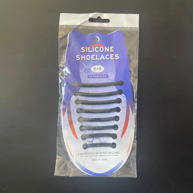 1 Paire de Lacets Élastiques Colorés en Silicone pour Chaussures - Sans Noeud