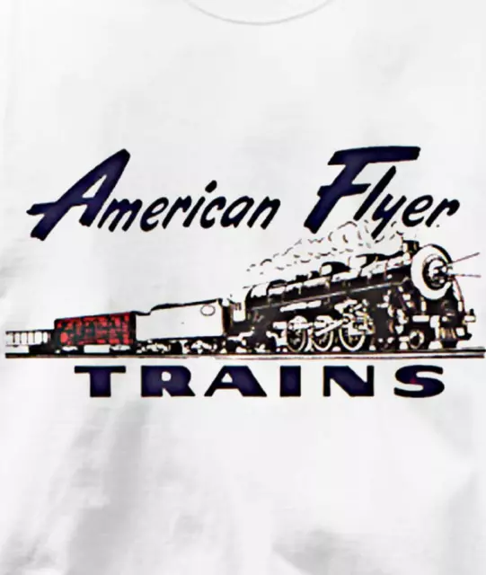 American Flyer Vintage Logo Railroad Train T Shirt