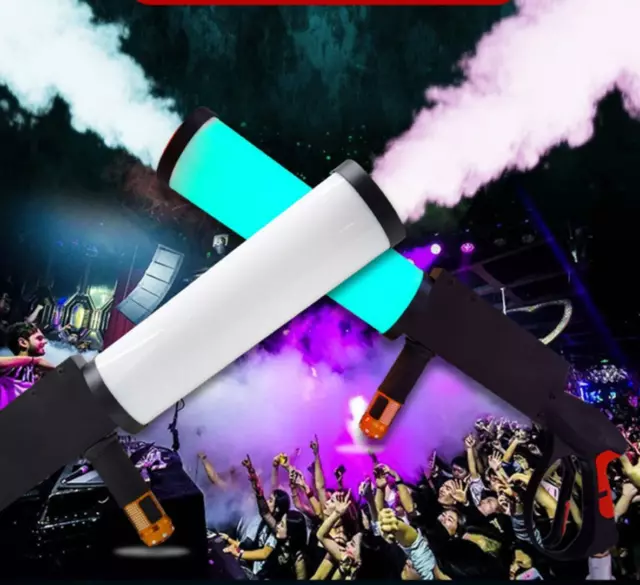 Nightclub Bar Party RGB Led DJ Stage Co2 Jet Machine Effect Fogger Smoke Gun 8M