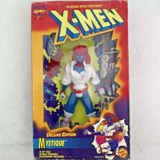 1996 Toy Biz X-MEN MYSTIQUE Action Figure 10" Deluxe Edition 48171 Marvel Comics
