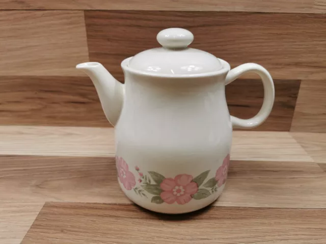 Vintage English Ironstone Tableware(EIT)  Pink Floral Teapot