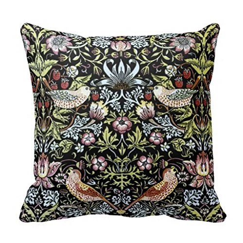 Funda de cojín decorativa William VöGel y flores 2 funda de cojín E2S3