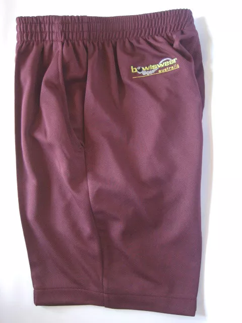 New! Bowlswear Men's Maroon Comfort Fit Shorts. Only $42 !