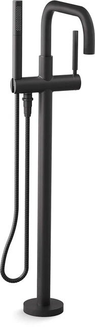 Kohler K-T97328-4-BL Purist Bathtub Faucet, Matte Black,