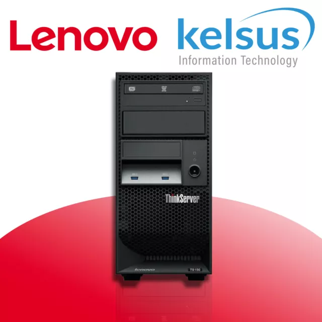 Lenovo ThinkServer TS150 Intel Xeon 16 GB RAM 1 TB HDD DVD-RW server tower - NO