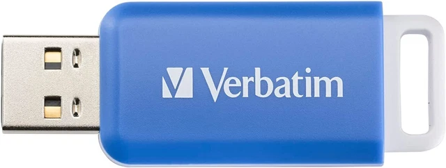 Verbatim 49455 Cle Databar 64Gb Usb2 Bleu