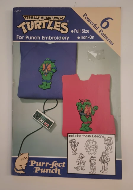 Patrones de golpe de colección bordado espejismo bordado espejismo de las tortugas mutantes adolescentes mutantes