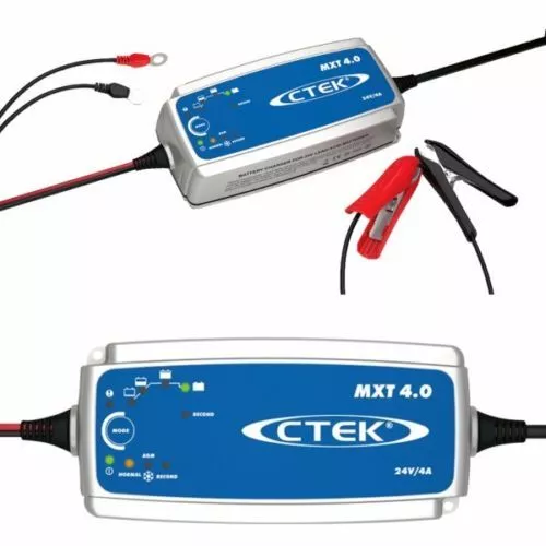 CTEK Chargeur de batterie pour véhicule voiture auto MXT4.0 de 24 V 4 A
