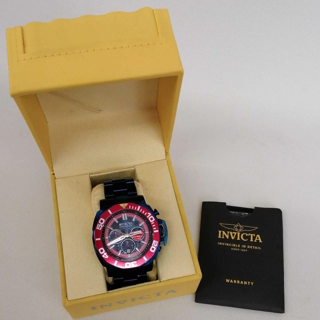 Invicta Pro Diver 34023 - Orologio Uomo Quarzo, Cassa 40mm Acciaio, Quadrante Blu, Impermeabile 20 Bar