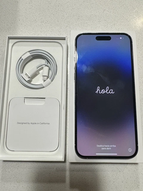 Apple iPhone 14 Pro Max - 128GB - Silver - 10 Months Old - Great Condition