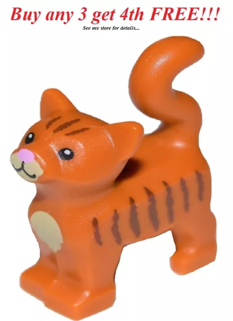 ☀️NUOVA MINIFIGURE LEGO Friends animale domestico arancione