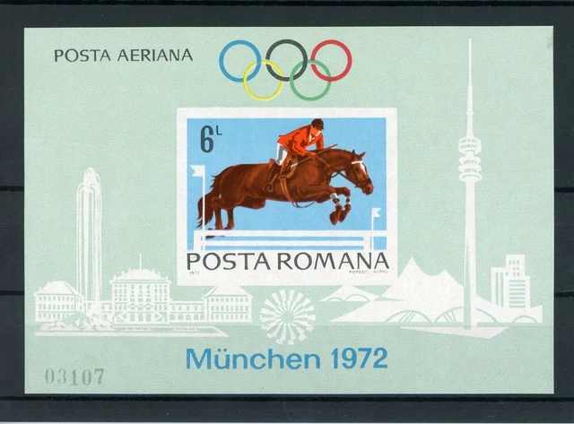 Rumänien Block94 postfrisch Olympia #HL439