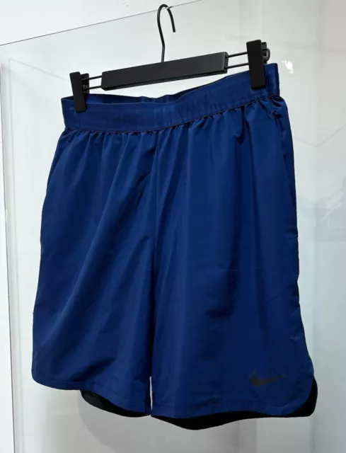 NIKE Herren Shorts FA190205LMS Fitness Laufen Blau L