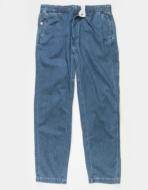 Levi's Premium Stay Loose Boxer Taper Mens Medium Denim Hemp Jeans Chill Tech