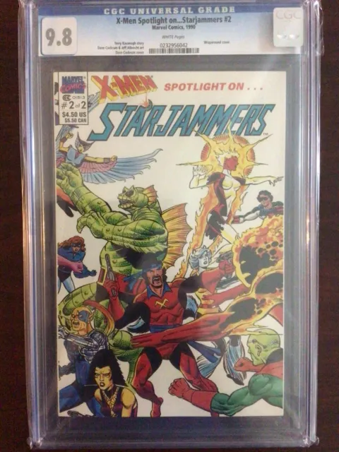 CGC 9.8 X-Men Spotlight On The Starjammers 2 White Pages