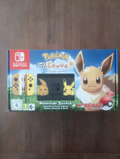 Nintendo Switch - Pikachu & Eevee Édition with Pokémon: Let's Go, Pikachu! +...