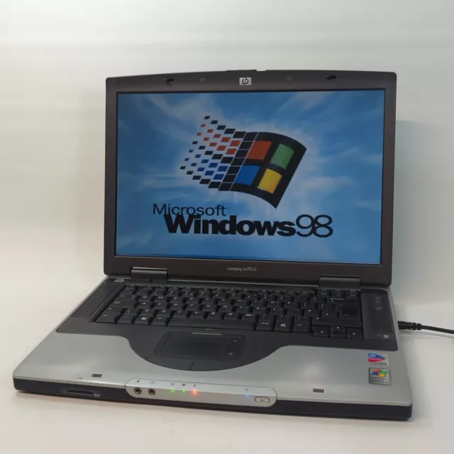 Windows XP & 98 Retro Gaming Laptop ATI Radeon 9200 Pentium M 512MB 30GB + Games
