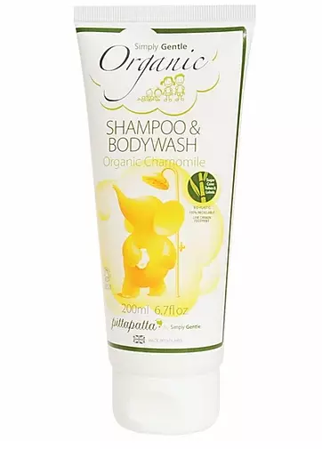 Simply gentle Pittapatta Organique Camomille Shampoing Et Corps Lavage 200ml