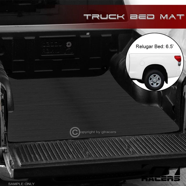 For 2007-2021 Toyota Tundra 6.5'/78" Rubber Truck Bed Floor Mat Carpet Liner V2