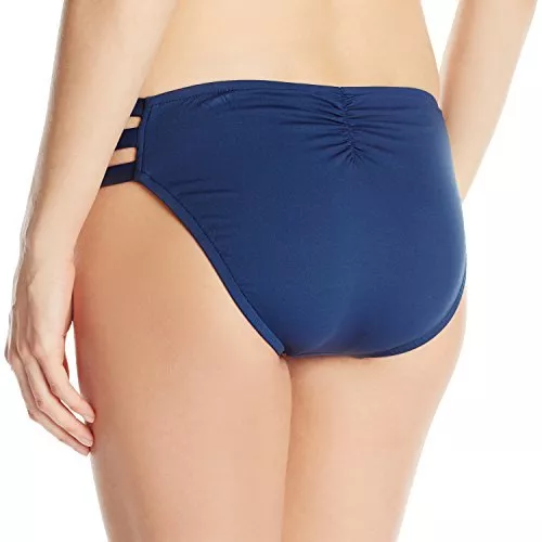 NEW Lucky Brand 224761 Half Moon Indigo Strappy Sides Hipster Bikini Bottom XS 3