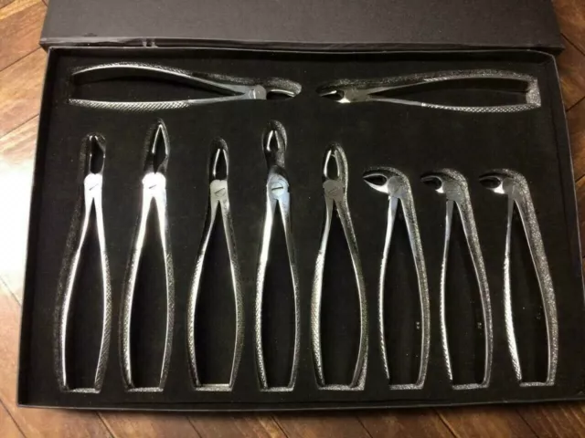 Dental Extraction Forceps 10 Pcs Kit / Dentist Forceps (Surgimpex UK) 2