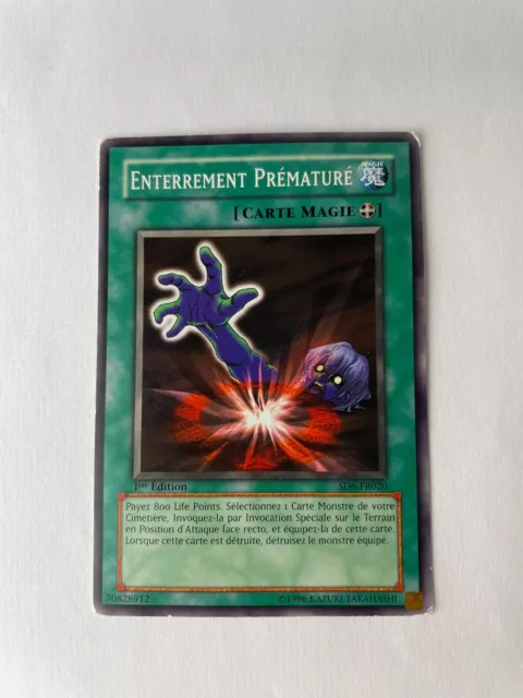 Carte Yu-Gi-Oh! (Konami) / Enterrement Prématuré / SD6-FR020 / 1996